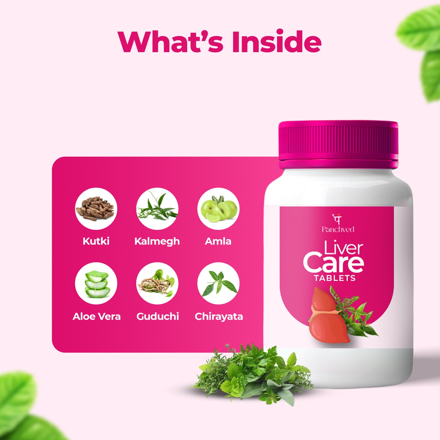 Panchved LiverCare Tablets – Ayurvedic Liver Tonic for Detox & Digestion (60 Tablets)